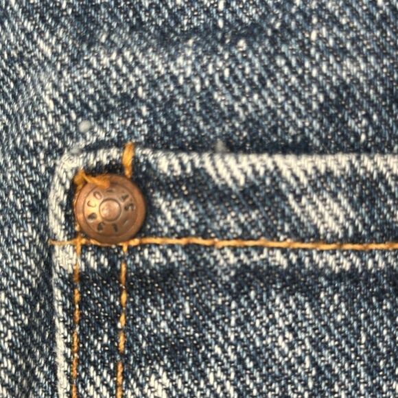 Vintage 1992 Levi’s 545 Blue Shorts Men’s 40 Loose Denim Jean Shorts USA made - Picture 9 of 12
